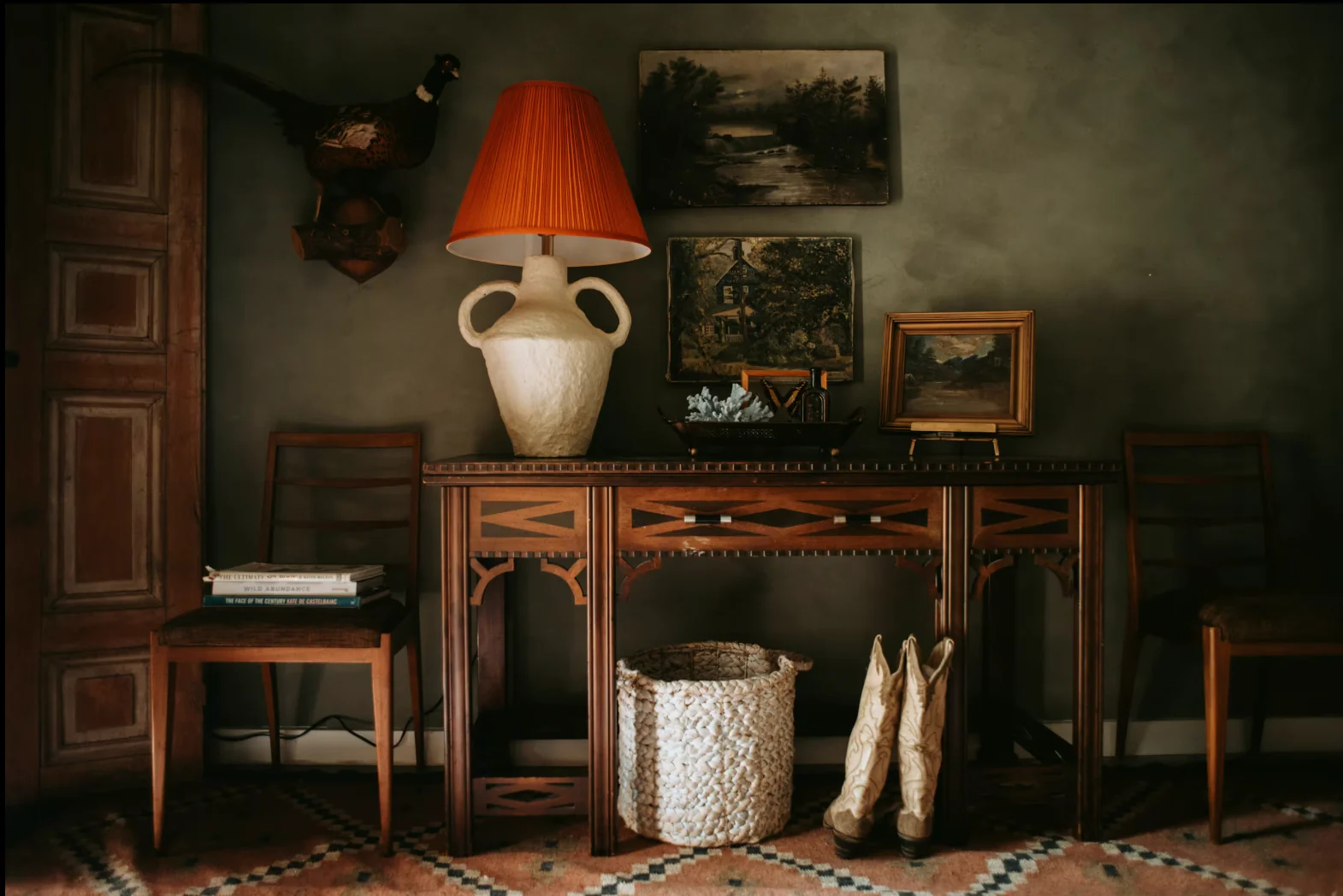 Collected objects and artwork