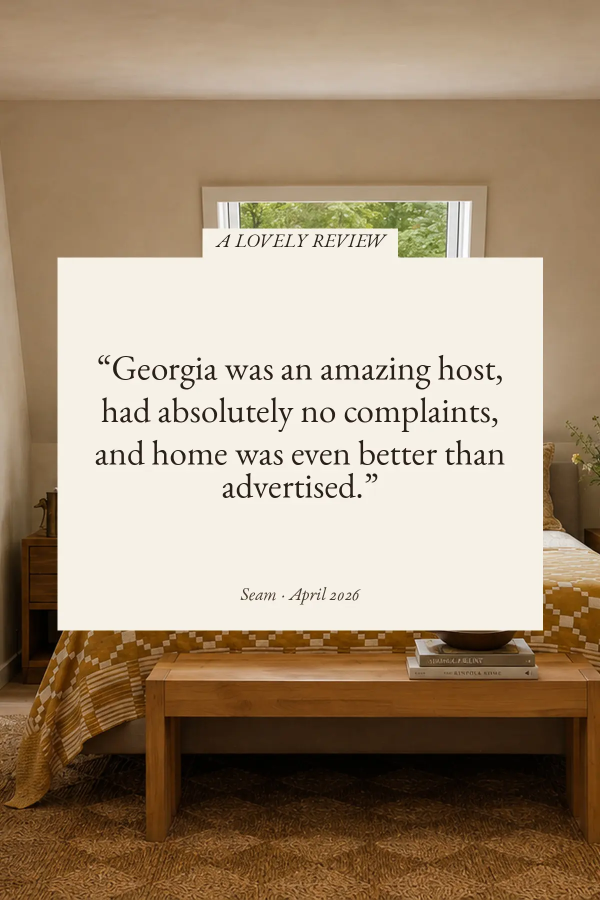 A note from a Moonlight Mountain House guest