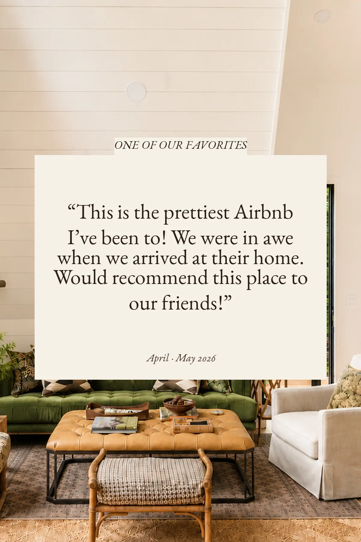 A note from a guest of Moonlight Mountain House