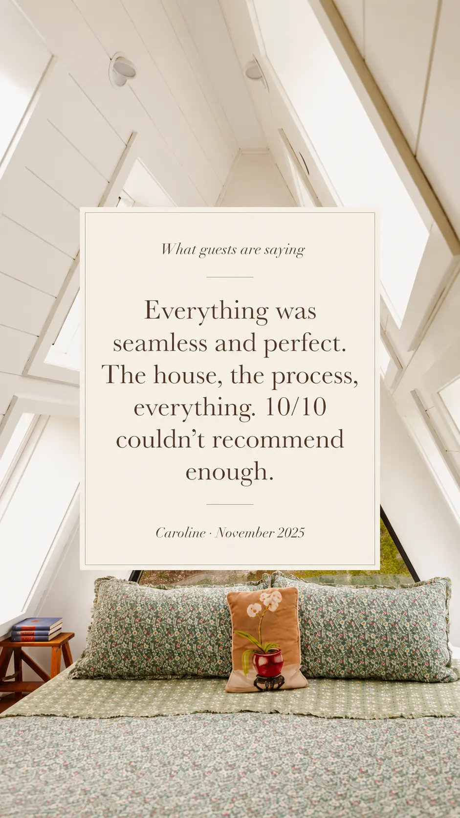 A note from a guest of Moonlight Mountain House