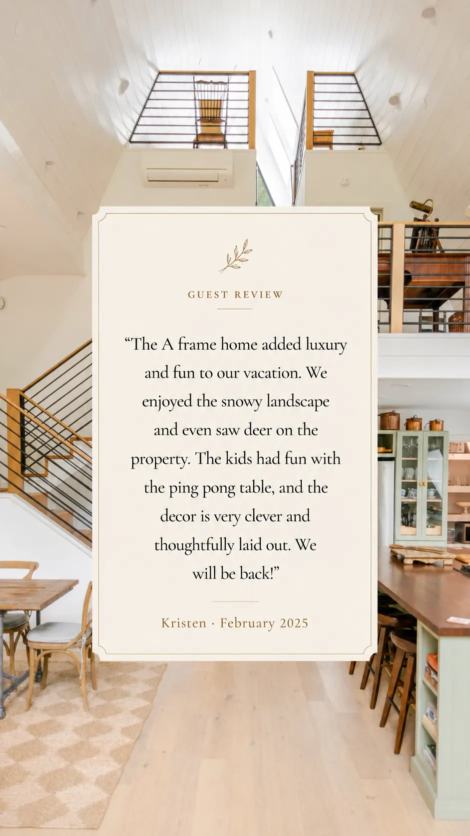 A note from a guest of Moonlight Mountain House
