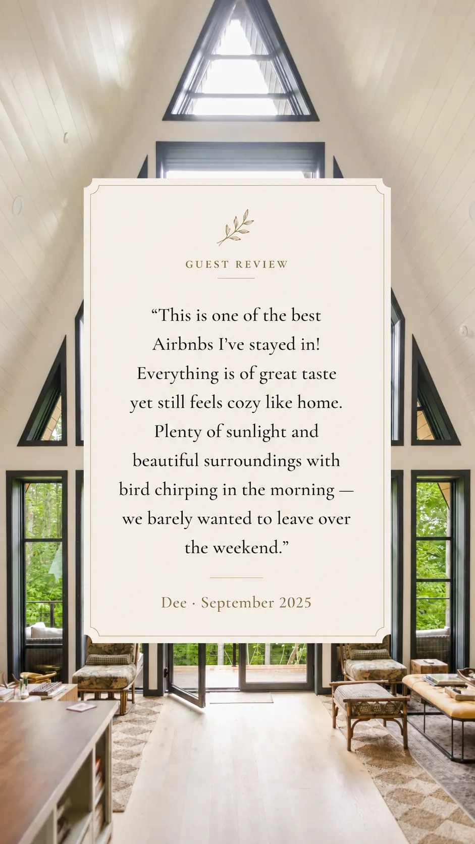 A note from a guest of Moonlight Mountain House