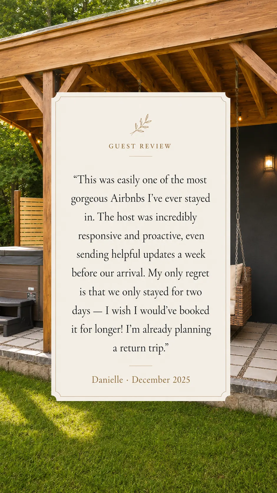 A note from a guest of Moonlight Mountain House