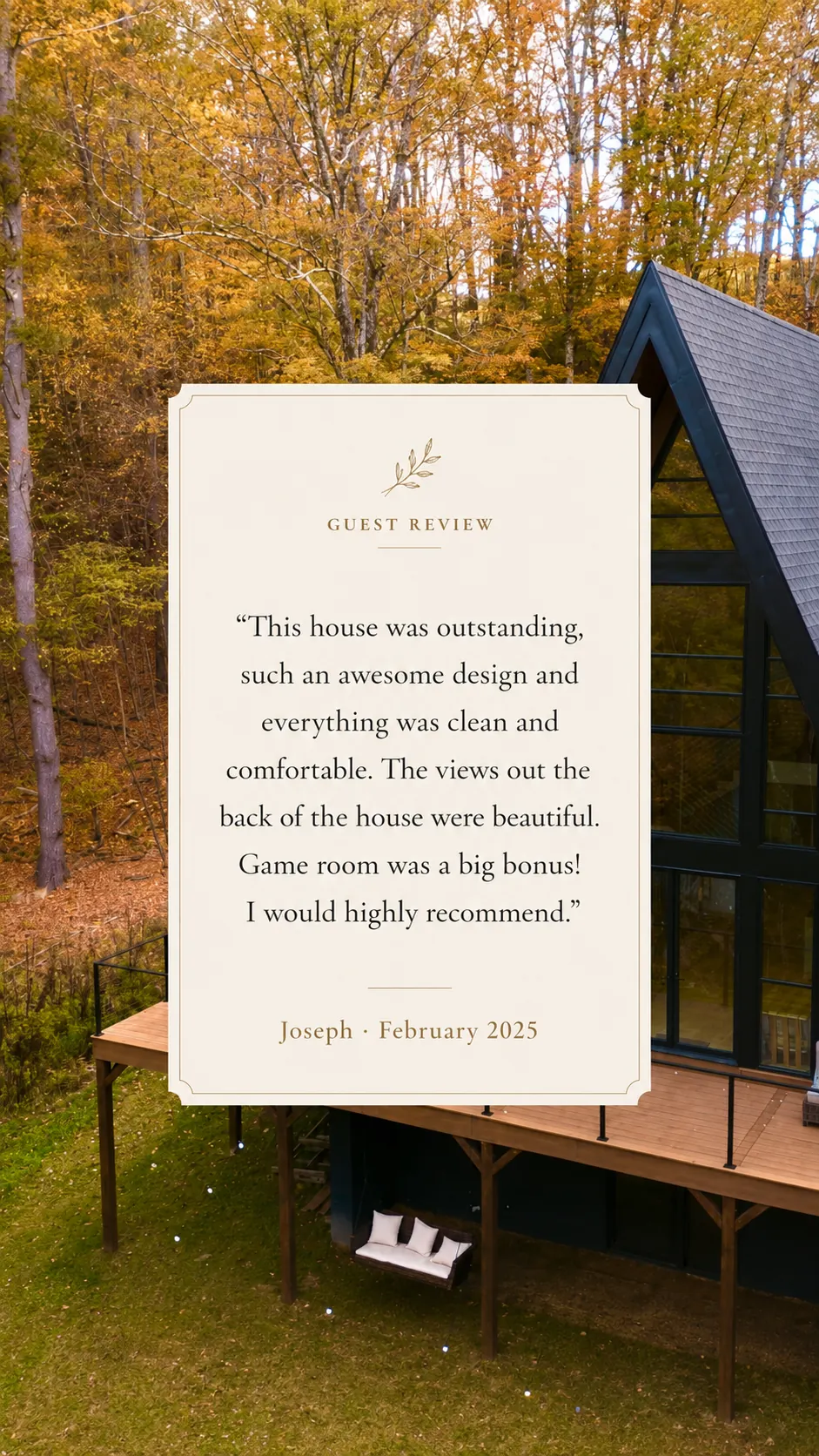 A note from a guest of Moonlight Mountain House