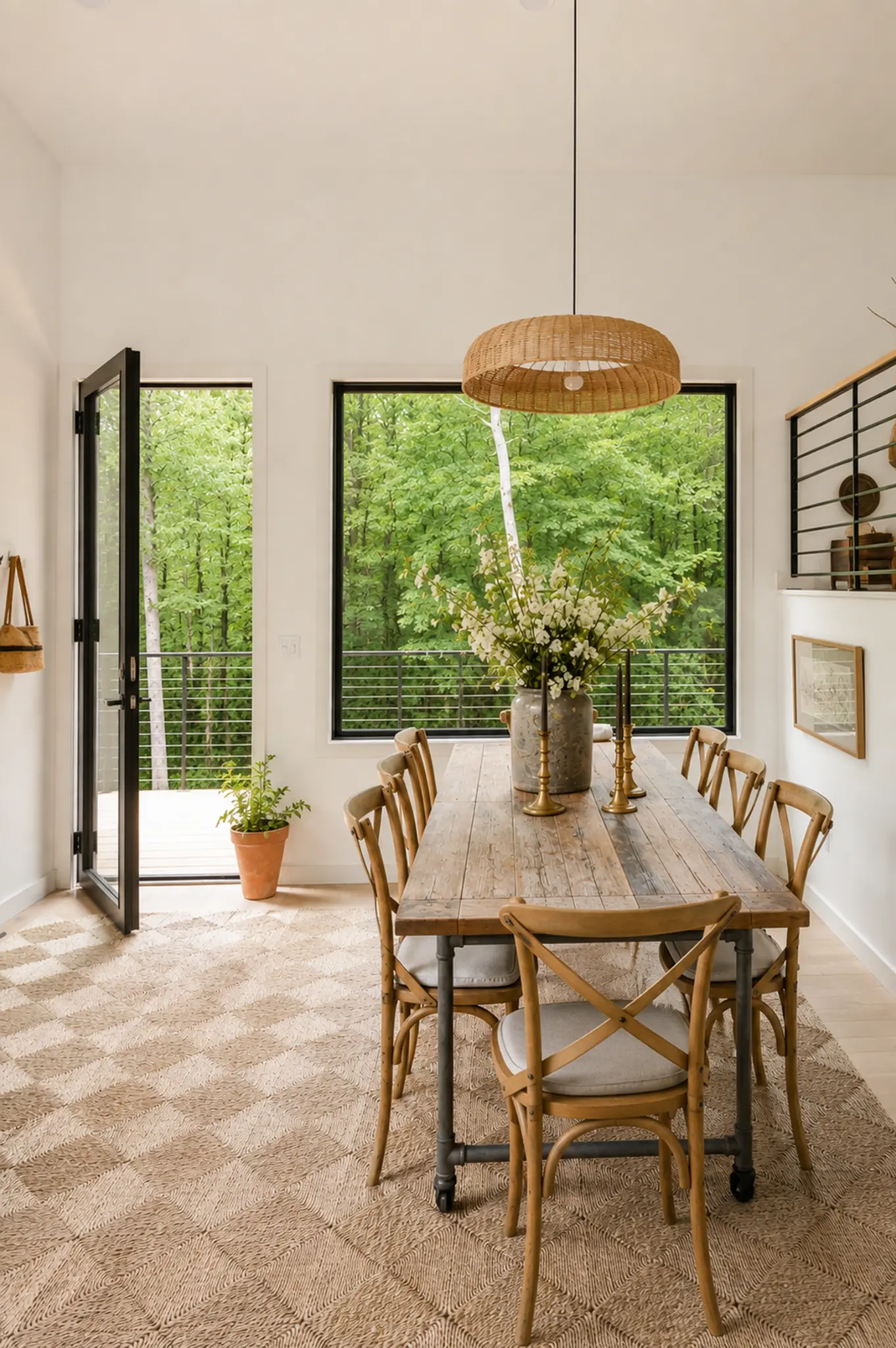 Dining room overlooking the Catskills at Moonlight Mountain House